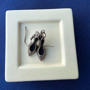 Handcrafted Brass Pump Earrings